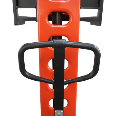 Transpalet semi-electric 500kg cu autoincarcare, baterie Li-ion 12V, 33Ah, inaltime ridicare 1300mm - imagine 10