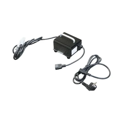 Transpalet semi-electric 500kg cu autoincarcare, baterie Li-ion 12V, 33Ah, inaltime ridicare 1300mm - imagine 15