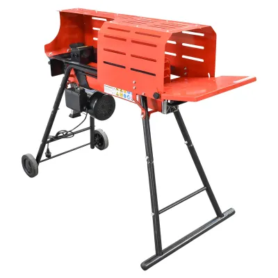Despicator lemne orizontal 7T 230V 2kW cu suport inaltime si protectie Breckner Germany - imagine 2