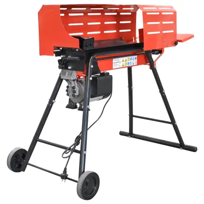 Despicator lemne orizontal 7T 230V 2kW cu suport inaltime si protectie Breckner Germany - imagine 8