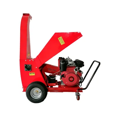 Tocator crengi diesel, TC 13-90- LDE, pornire electrica, evacuare laterala, 13 CP, grosime max crengi 90mm, 195 kg Breckner Germany - imagine 3