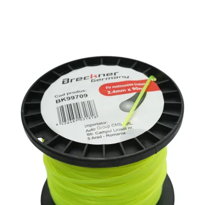 Fir rotund motocoasa 2.4mm x 90m Breckner Germany - imagine 3