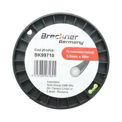 Fir rotund motocoasa 3mm x 60m Breckner Germany - imagine 4