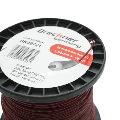Fir rotund motocoasa 1.65mm x 180m cu intaritura Breckner Germany - imagine 3