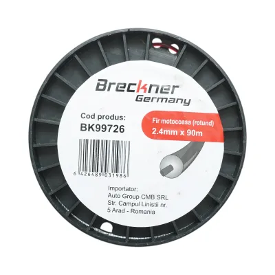 Fir rotund motocoasa 2.4mm x 90m cu intaritura Breckner Germany - imagine 3