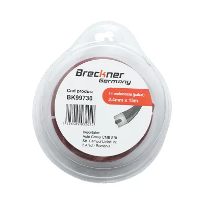 Fir patrat motocoasa 2.4mm x 15m cu intaritura Breckner Germany - imagine 2