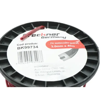 Fir patrat motocoasa 3mm x 40m cu intaritura Breckner Germany - imagine 4