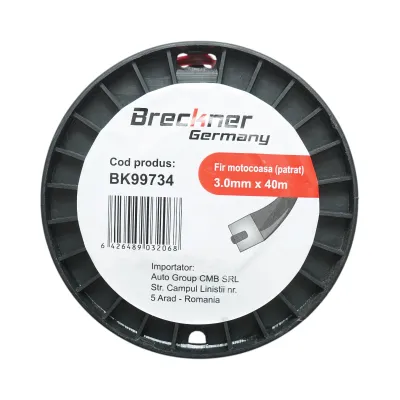 Fir patrat motocoasa 3mm x 40m cu intaritura Breckner Germany - imagine 3