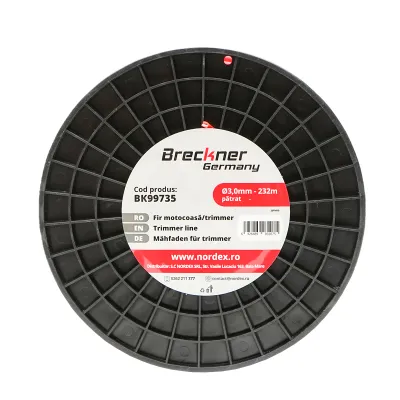 Fir patrat pentru motocoasa, 3 mm x 232 m Breckner Germany - imagine 4