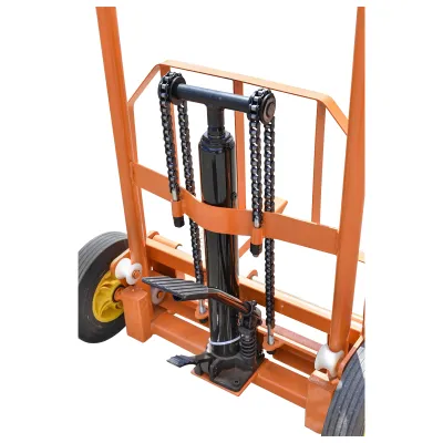 Carucior transport marfa cu ridicare hidraulica maxim 150kg inaltime 900mm - imagine 4