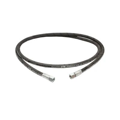 Furtun presiune 2SN DN10 sertizat cu capete filetate L=2500mm - imagine 2