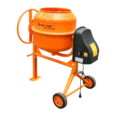 Betoniera 550 W, volum cuva 140L, pinion si coroana din fonta, 48 kg Breckner Germany - imagine 2