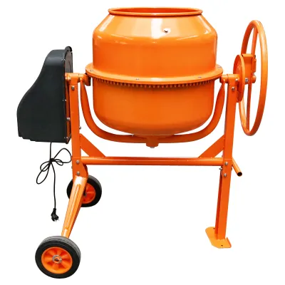 Betoniera 550 W, volum cuva 140L, pinion si coroana din fonta, 48 kg Breckner Germany - imagine 4