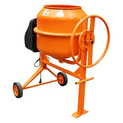 Betoniera 550 W, volum cuva 140L, pinion si coroana din fonta, 48 kg Breckner Germany - imagine 6