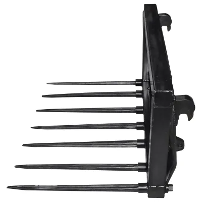 Furca pentru incarcat gunoi si baloti cu 7 tepuse de 800mm - imagine 2