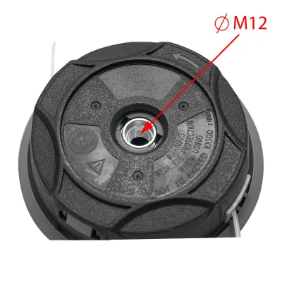Cap tambur universal motocoasa cu fir fi2.5mm si filet prindere M12 x P1.25LH Breckner Germany - imagine 3