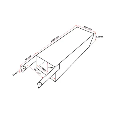 Prelungitoare lame 2,5m pentru motostivuitor 3 Tone - imagine 5