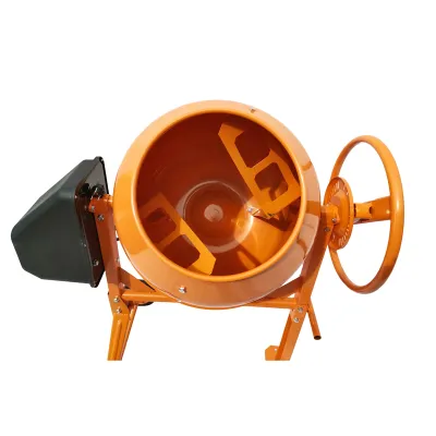 Betoniera 450W, volum cuva 120L, pinion si coroana din fonta, 44Kg Breckner Germany - imagine 3