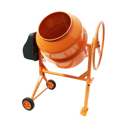 Betoniera 800W, volum cuva 200L, pinion si coroana din fonta, 58Kg Breckner Germany