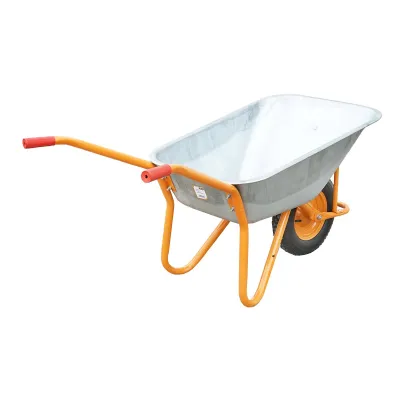 Roaba metalica cu intarituri si roata din metal 85L 875x595x275mm Thor - imagine 3