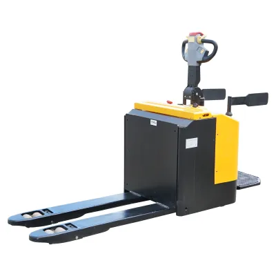Transpalet electric cu sarcina maxima 1.5T, inaltime ridicare 85-200mm, furci 1150mm Breckner Germany - imagine 3