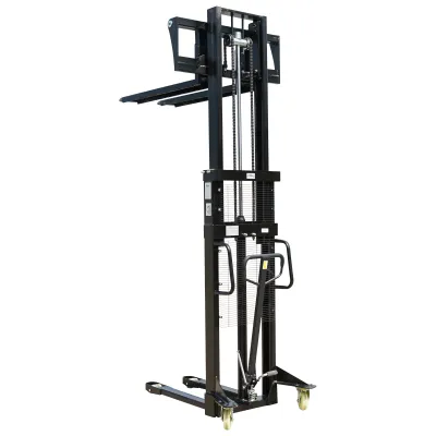Transpalet manual cu sarcina maxima 1.5T, inaltime ridicare 2500mm, furci 1150mm Breckner Germany - imagine 6