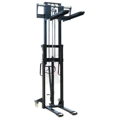 Transpalet manual cu sarcina maxima 1.5T, inaltime ridicare 2500mm, furci 1150mm Breckner Germany - imagine 8