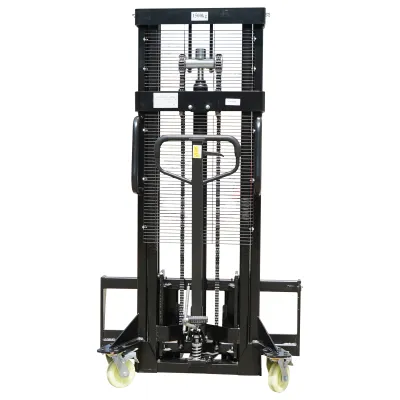 Transpalet manual cu sarcina maxima 1.5T, inaltime ridicare 2500mm, furci 1150mm Breckner Germany - imagine 4