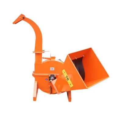 Tocator crengi cu angrenare priza putere tractor PTO, putere necesara 18-50CP, grosime maxima 100mm, buncar 400x420x600mm - imagine 2