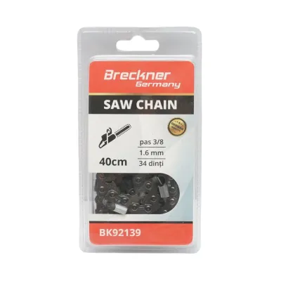 Lant drujba pas 3/8, 34 de dinti, 1.6mm, lungime 40cm Breckner Germany