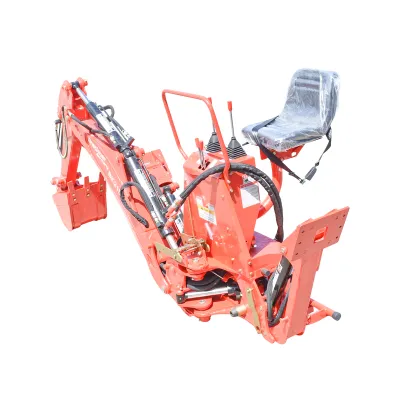 Brat excavator pentru tractor 25-50CP rotatie 180 grade, adancime excavare 2.2m 570Kg Breckner Germany - imagine 8