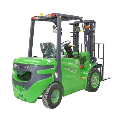 Stivuitor electric 3T duplex 3M cu shaft shift Breckner Germany - imagine 5