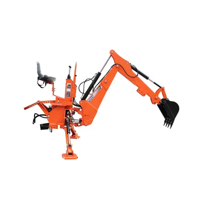 Brat excavator pentru tractor 35-65CP rotatie 180 grade, adancime excavare 2,74m Breckner Germany