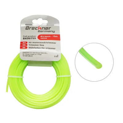 Fir rotund pentru motocoasa 3.5mm x 15m Breckner Germany