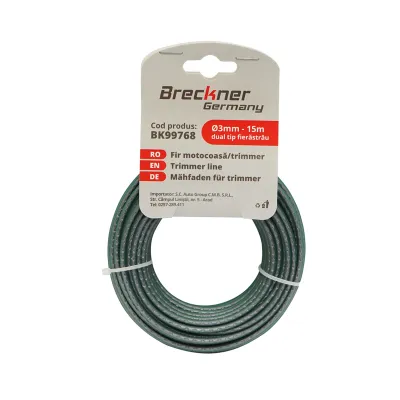 Fir zimtat gri pentru motocoasa 3mmx15m Breckner Germany - imagine 2