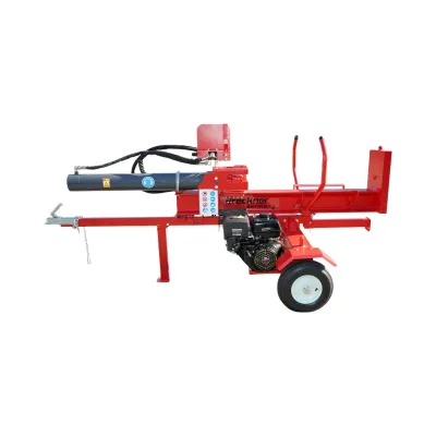 Despicator lemne orizontal/vertical 37T, motor benzina 15CP cu pompa hidraulica 16GPM Breckner Germany - imagine 4