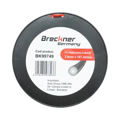 Fir rotund motocoasa 3mm x 167m Breckner Germany - imagine 3