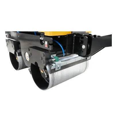Cilindru compactor 800kg, cu tambur 2x635mm, motor 9CP diesel CF178, pornire electrica sau manuala - imagine 7