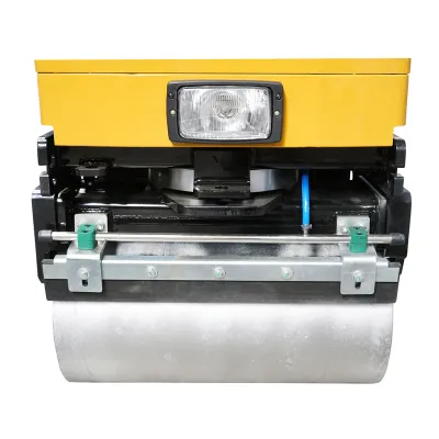 Cilindru compactor 800kg, cu tambur 2x635mm, motor 9CP diesel CF178, pornire electrica sau manuala - imagine 5