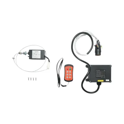 Telecomanda wireless pentru troliu Tractor Forestier cu mecanism de reglarea turatiei motor din telecomanda model A 12V - imagine 2