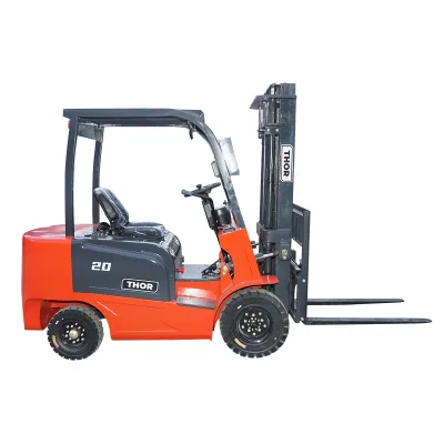 Stivuitor electric 2T duplex 3M, cu baterie 72V/100Ah cu translatie laterala THOR - imagine 3