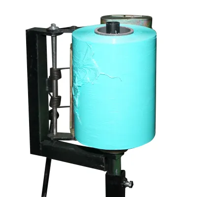 Masina infoliat baloti 500/610x700mm cu motor pe benzina HONDA GX160 4.8CP, pornire sfoara - imagine 7
