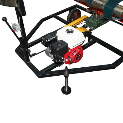 Masina infoliat baloti 500/610x700mm cu motor pe benzina HONDA GX160 4.8CP, pornire sfoara - imagine 8
