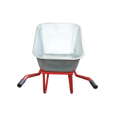 Roaba metalica 80L cu roata pneumatica 350/8 si cuva galvanizata 880x600x270mm Thor - imagine 3