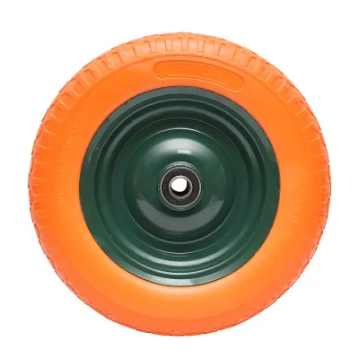 Roata roaba poliuretanica 3.50-8 cu janta metal - imagine 2