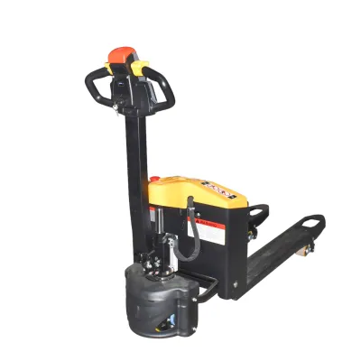 Transpalet electric 1.5T directie 0.65 kW, ridicare 0.84 kW, baterie 2x12V 55Ah 1150x560mm 162kg - imagine 2