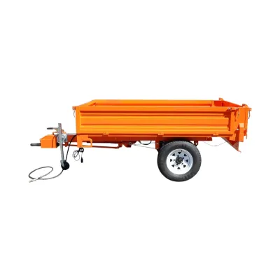 Remorca 1.5T basculabila cu instalatie electrica o singura osie si anvelope 185R14C - imagine 2