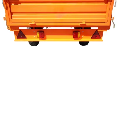 Remorca 1.5T basculabila cu instalatie electrica o singura osie si anvelope 185R14C - imagine 9