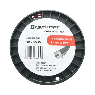 Fir patrat motocoasa 2.4mm x 60m cu intaritura Breckner Germany - imagine 3