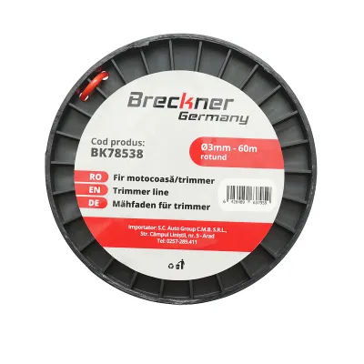Fir rotund pentru motocoasa 3mmx60m Breckner Germany - imagine 3